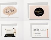 Hello Card SET 8pcs