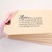 25 Love Hang Tags - wedding hang tags love tag love hang tag shabby chic wedding favors decor rustic wedding large manila tag 4 3/4 x 2 3/8