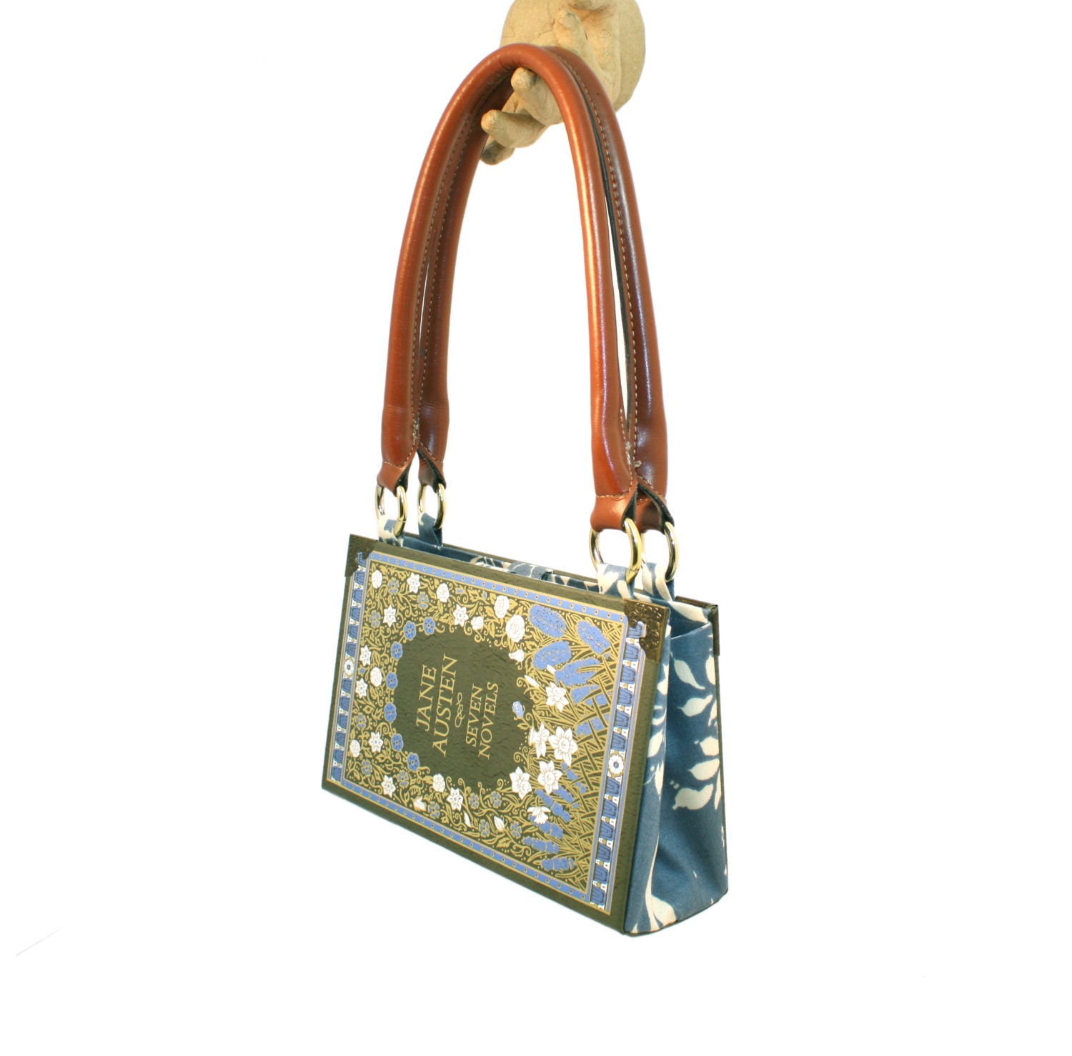 Jane Austen Book Purse Clutch or Handbag - Upcycled Decadence Bookpurse -