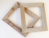 2)11x14 Beautiful Reclaimed Barnwood Picture Frames  - rustic cabin decor home decor distressed decor