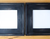 2) 8x10 chunky shabby chic distressed picture frames - black or choose your colors - distressed rustic home decor nursery decor