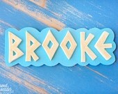 Name Plaque Cake Topper
