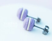 Macaroon earrings  (hypoallergenic surgical steel)