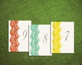 PRINTABLE VERY LACE Table Number Diy Wedding Decor Personalized Escort Place Card Seating Sign Favor Tag Thank You Template Pdf