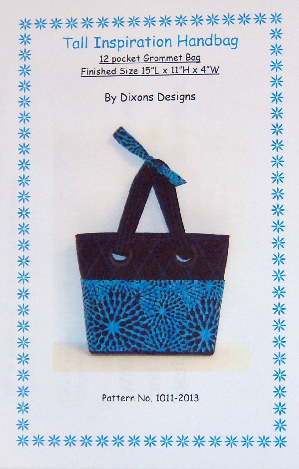 Pattern-Tall Inspiration Handbag No. 1011-2013