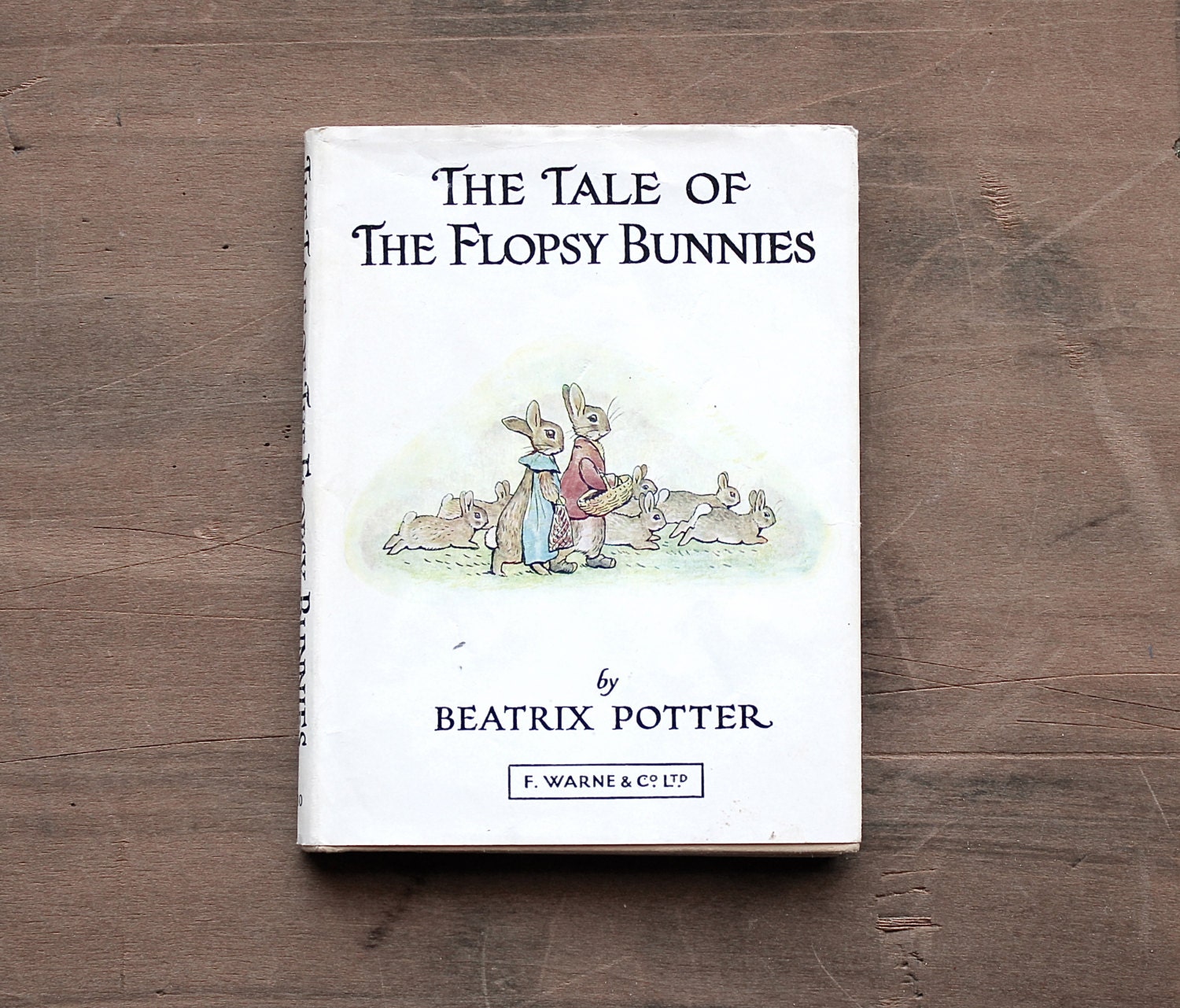 The Tale of the Flopsy Bunnies - Vintage Beatrix Potter Book - Easter - Spring - Garden - Kids - Children - Woodland - Forest