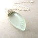 Sea Glass Seaglass Necklace Aqua Eco Recycled Bottle BellinaCreations Bellina Creations