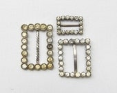 Vintage rhinestone belt buckles jewelry supplies accessories
