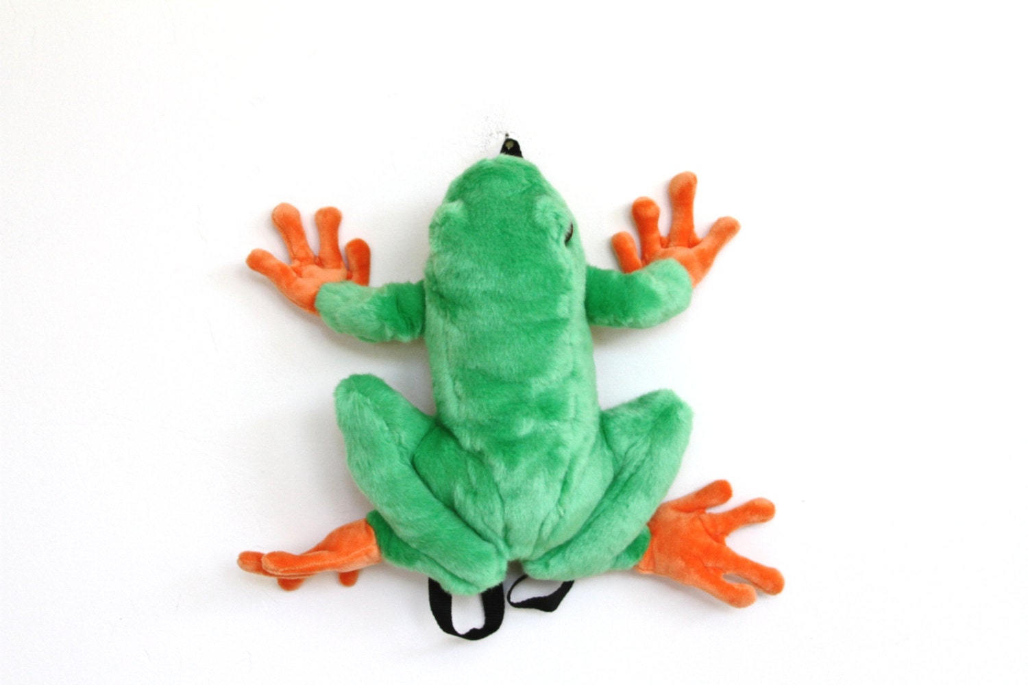 FROG BACKPACK, plush, club kid