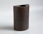 Mid Century Brown Cor Unum Vase  - Dutch Pottery c.70s 80s