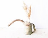 Vintage Galvanized Industrial Oil Can