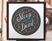 Sleep When You're Dead Poster