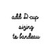 Add D-cup or 1X sizing to your bandeau or bottoms