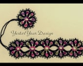 Tatted Lace Bookmark by Jan - Vineyard Magic - Mary Konior Design