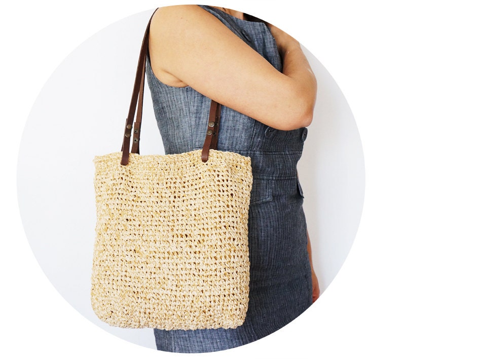 Sand beige yellow velvet shoulder bag with Genuine Leather Handles