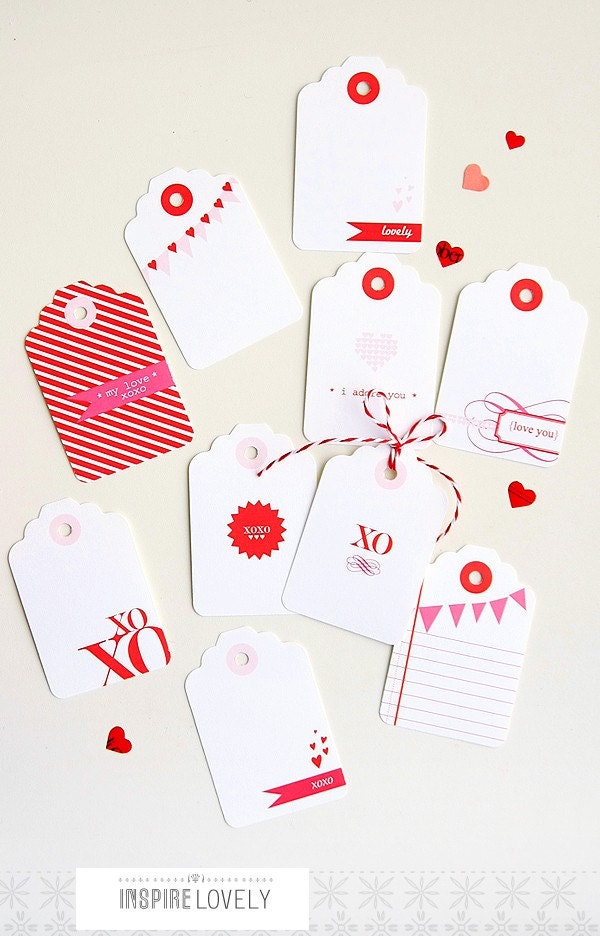 10 Valentine Design Gift Tags
