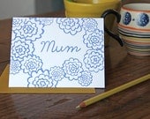 Mum / Letterpress Printed Card