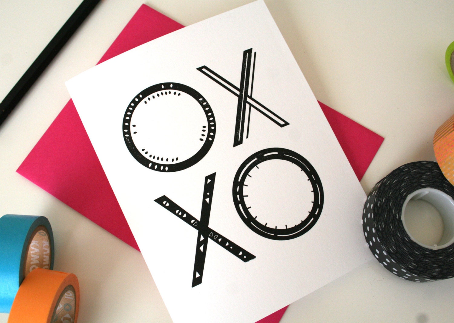 XOXO / Letterpress Printed Card