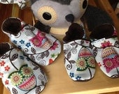 Spring Owl Baby / Toddler Soft-Soled Leather slipper Shoes
