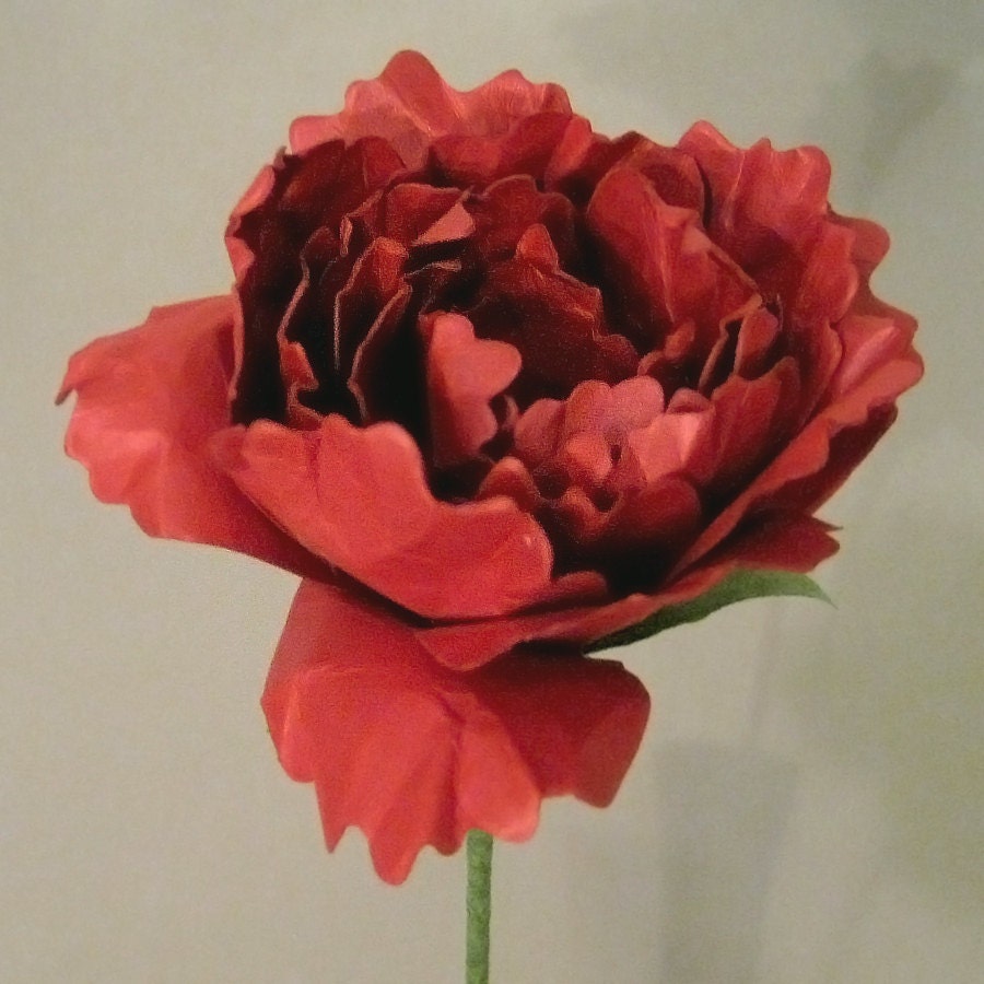 Paper Peony tutorial PDF ebook