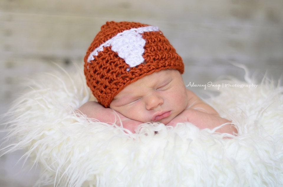 Texas Longhorn beanie -- Newborn Photography Prop
