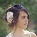 Bridal Hair Accessory, Blush Pink, Fascinator, Wedding Head Piece, Bridal Hair Flower, Hair Clip, Bridal Fascinator
