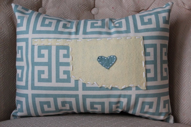 State Pillow - Oklahoma, Custom, 16x12