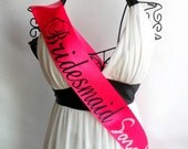 Bridesmaid Sash  With Name Personalization and Color Personalization