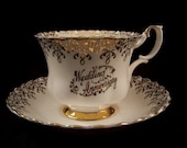 Royal Albert  Wedding Anniversary Cup and Saucer