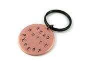 Writer Gift (Read & Write Keychain, Hand Stamped)