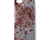 iPhone 5 Case - Light Blue and Brown Rust