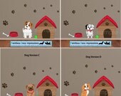 Puppy Dog Wall Decal (Choose your version)