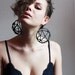 Oversized geometric earrings