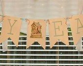 Large Vintage Style Easter Banner E Kit