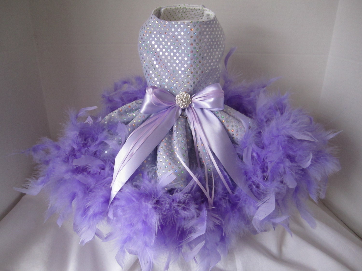 Dog Dress  XS   Lavender  By Nina's Couture Closet "Exclusive  Line Bella "