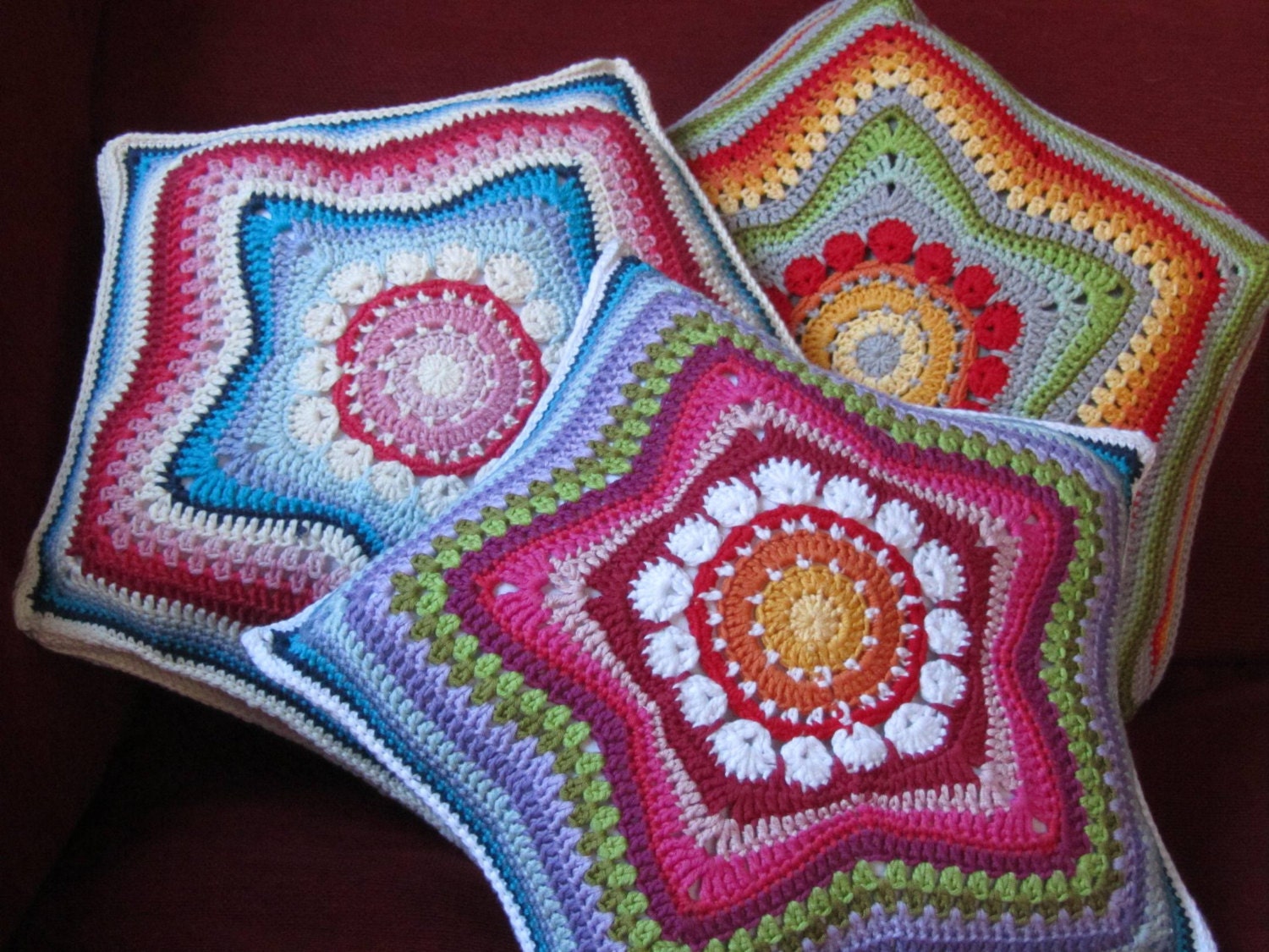 5-Pointed Star Pillow, PDF-Pattern