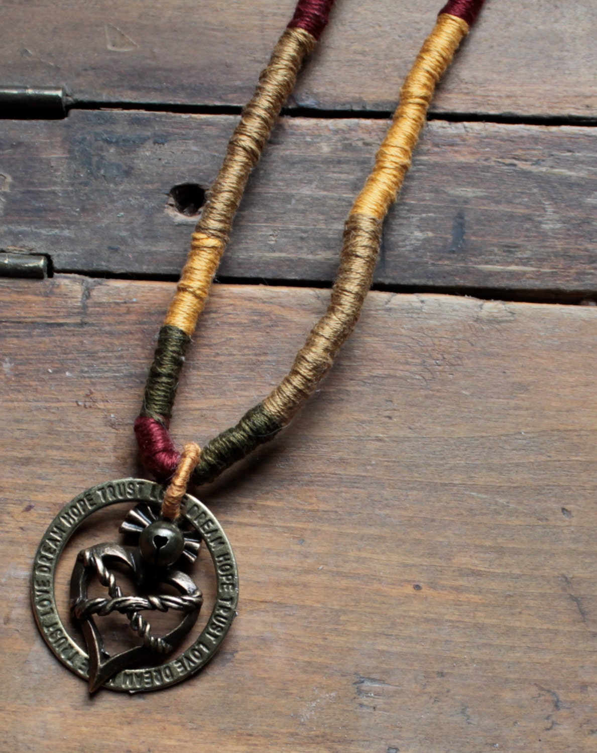 Hand Wrapped HIPPIE/BOHEMIAN BLESSING Necklace Special reg. 17.00 now 10.00