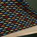 Geekly Mustache In Black Fabric by Riley Blake Designs- 1 yard