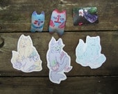 Psychic Cat and Hive Creatures Sticker Pack