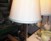 PAIR of Crystal Lamps vanity bedroom boudoir