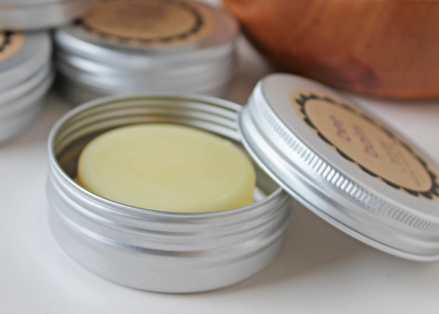 Lavender & Clary Sage Solid Lotion Bar, Body Balm, Bee Balm, massage bar - 1 oz - Made with organic oils