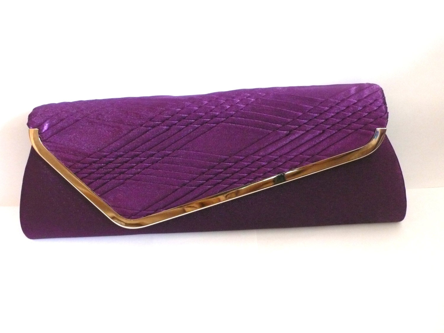 SALE - Purple Bridal and Evening Clutch