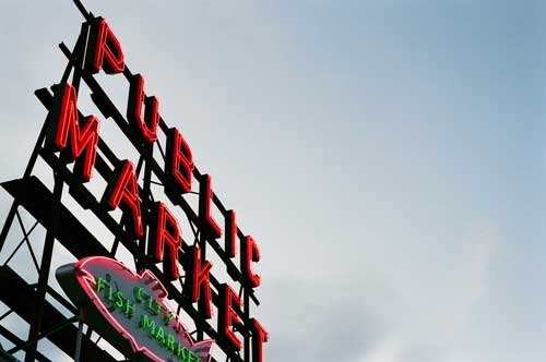 Seattle Photo 5x7 - Pike Place Market