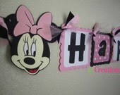 Minnie Mouse Birthday Banner in Pink Il_170x135