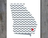 Printable State art print Il_170x135