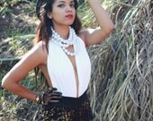 Sexy Whimsical Lace and Adjustable Party Jumper Romper Playsuit