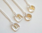 Enchanted Petite Initial Necklace - Personalized Monogram Jewelry