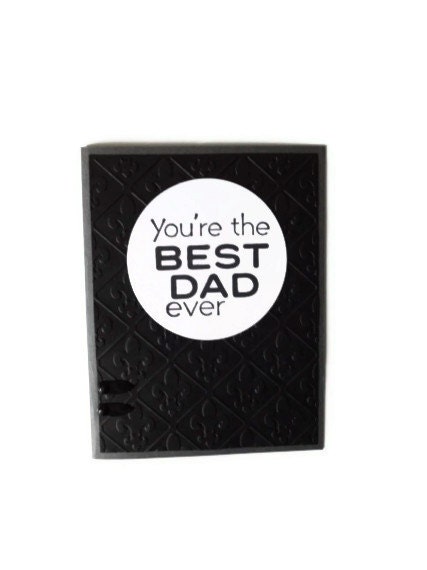 Best Dad Ever Fathers Day Card Black Fathers Day Cards