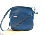 Retro Blue Samsonite Messenger
