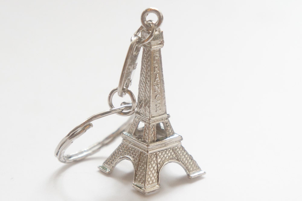 Silver Eiffel Tower - Eiffel Tower Key Ring